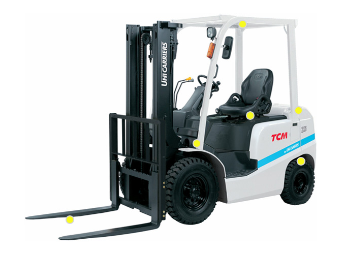  I-NOMA進口發動機2-3T內燃叉車