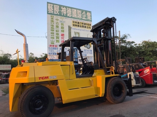 堆高機 TCM FHD150  4.5m 側移甲移牙