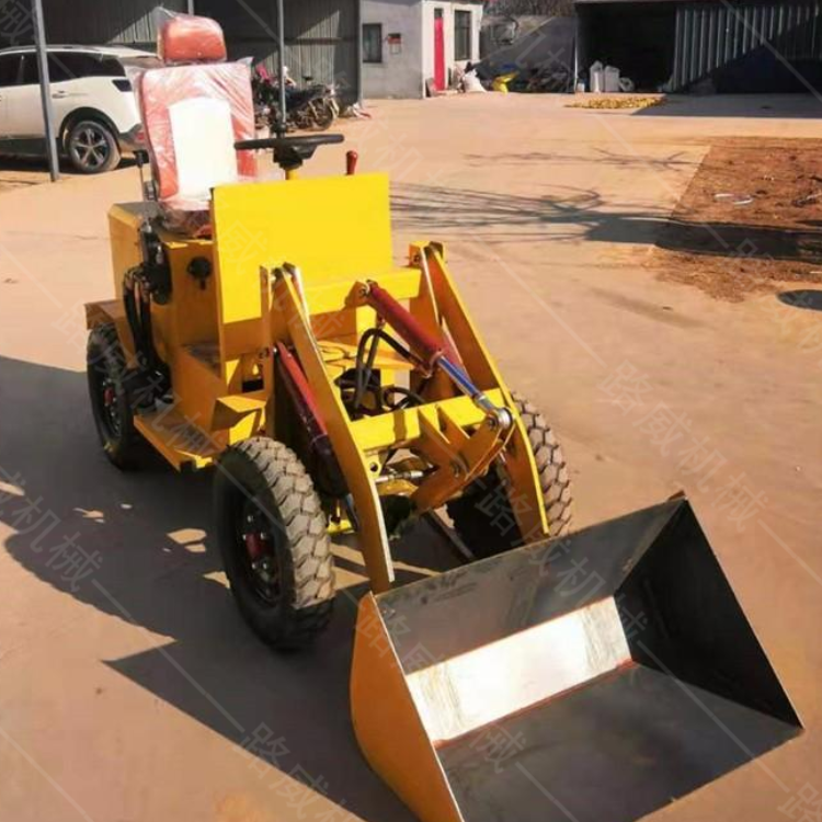 出售新型全電動裝載鏟車 小型工程轉(zhuǎn)載機(jī) 養(yǎng)牛廠用鏟糞鏟車
