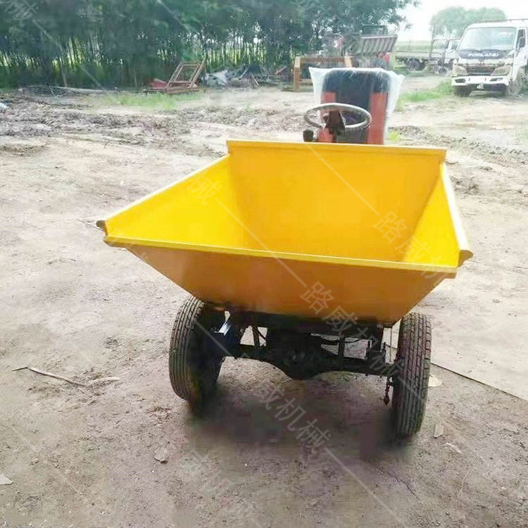 出售建筑地電動手推車 新款混凝土電動翻斗車 工程電動灰斗車