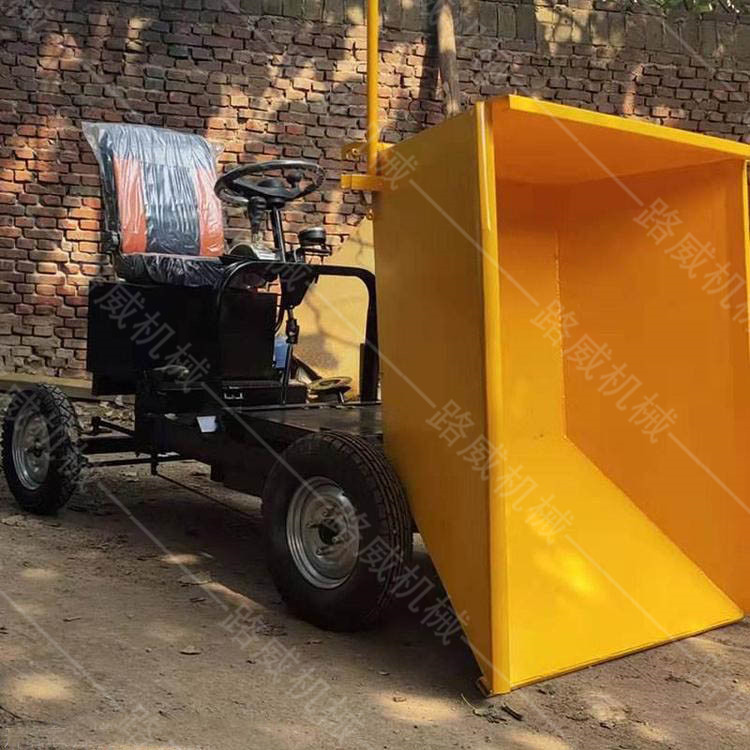 山東四輪工程運(yùn)灰車 工地灰斗車價(jià)格 拉磚車電動(dòng)四輪砂漿車