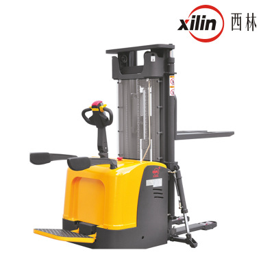 捷成：如意 電動叉車2噸站駕式堆垛車倉儲物流堆高車CDD20K1.6米