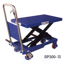 寧波如意SP系列0.3噸手動剪叉式液壓升降平臺車 SP300