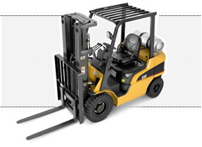美國三菱卡特彼勒叉車(CAT)6000磅雙燃料平衡重叉車 p6000