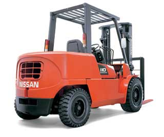 日本日產叉車(NISSAN)10000磅汽油平衡重叉車 JP100Y