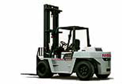 日本日產叉車(NISSAN)5000磅雙燃料平衡重叉車 AL50