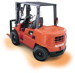 上海日產(chǎn)叉車(chē)(NISSAN)5噸汽油平衡重叉車(chē) F04B50UT