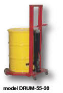 美國威斯迪爾叉車(VESTIL)500磅機械式油桶搬運車 DRUM-55-36