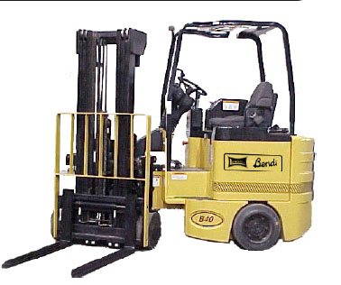 美國藍道(LANDOLL)4000磅三向堆垛叉車 P40D-90D