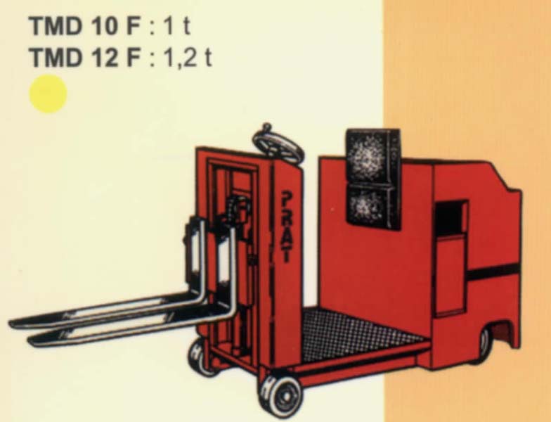 法國派特叉車(PRAT)1噸/1.2噸揀選車 TMD10F/TMD12F