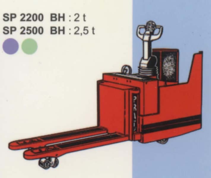 法國(guó)派特叉車(PRAT)2/2.5噸站駕式電動(dòng)托盤搬運(yùn)車 SP2200BH/SP2500BH