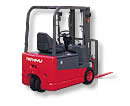 日本力至優叉車(NICHIYU)FBT系列1.25-2噸三輪電動平衡重叉車 FBT Series (THREE WHEELER TYPE)
