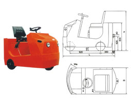 無錫威士機(jī)械QD-2000型2.0噸電動牽引車 QD-2000電動牽引車