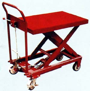 蘇州昊特物流設備WP300型手動起升平臺車 WP800
