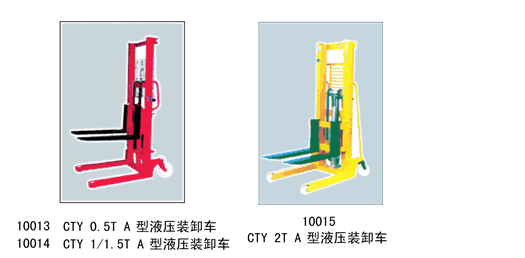 杰力裝卸車 CTY-0.5T、1T、1.5T、2T A