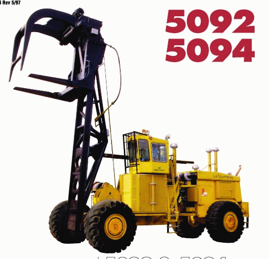 澳大利亞LeTourneau100,000 lbs木材專用抓舉機 5092/94