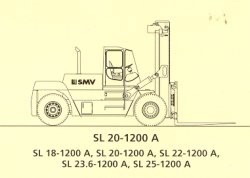 瑞典斯安姆威叉車（SmvLifttrucks）柴油平衡重叉車 SL23,6-1200 A