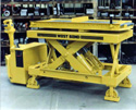Model LDC Dual Station Lift Die Cart With End Pay-Off