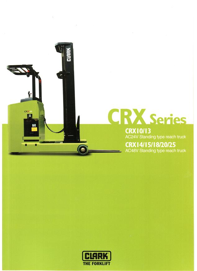美國克拉克CRX系列前移式交流電動(dòng)叉車 CRX10/13/14/15/18/20/25
