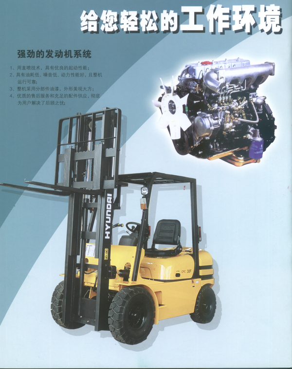 北京現代:平衡重叉車 CPC30F