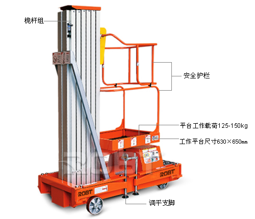 移動式鋁合金高空作業平臺 BT01057-01059