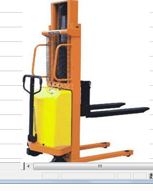 天津叉車|升格叉車|半電動 1000kg/3m
