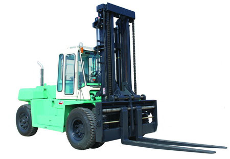 大連叉車10噸下叉式重箱作業叉車