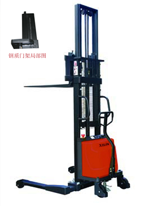 德摩型跨腿式半電動(dòng)堆高車 DM-ST15K