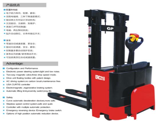 1.8-2.0T電動堆高車 ERC218--EJC/ERC 220