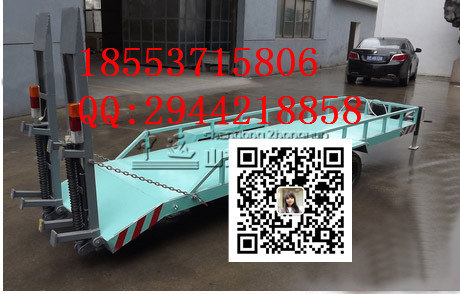 履帶車用特種牽引平板拖車