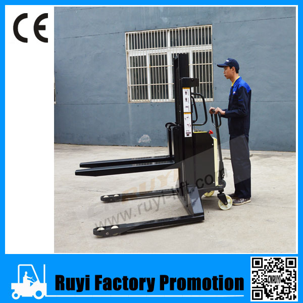 江蘇經銷半電動寬支腿電動堆高車 CDD10SS(W)